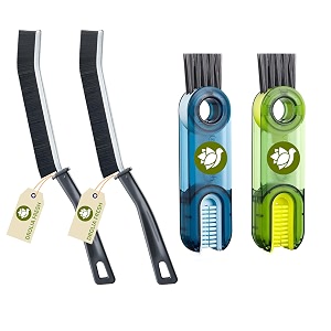droliafresh 3 in 1 multifunctional cleaning brush and gap cleaning brush combo pack used in home and kitchen for cup cap lid corner bathroom pack of 2  2 pcs