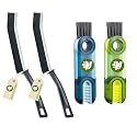 DroliaFresh 3 in 1 Multifunctional Cleaning Brush and Gap Cleaning Brush Combo Pack, Used in Home and Kitchen for Cup, Cap, Lid, Corner, Bathroom Pack of 2 + 2 Pcs
