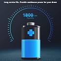Drone-Battery-Thermal-Insulation-RC-UAV-Battery-Plug-and-Play-3.7V-1800mAh-Battery-E88-E88pro-all-1PCS