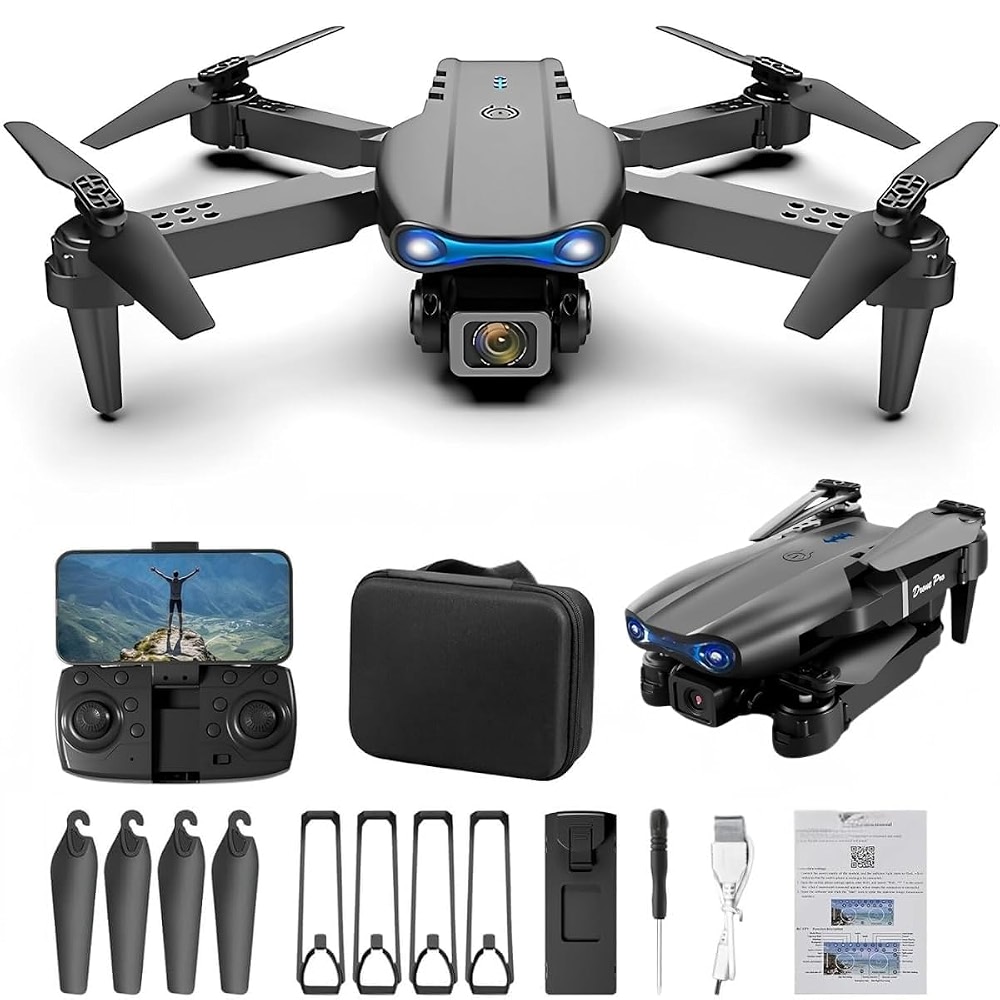 Drone with Dual 4K Camera for Adults | WiFi FPV RC Quadcopter with ...