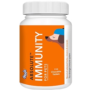 drools absolute immunity tablet dog supplement 110 pieces