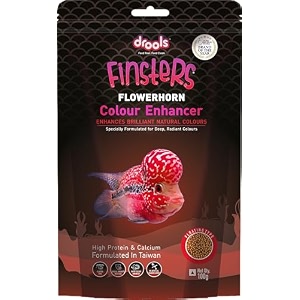 drools finsters flower horn colour enhancer sml 100g