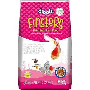 drools finsters premium fish food 500g pouch