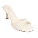 DROP BOLD OPEN TOE SLIM HEELS FOR