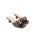 DROP BOLD SQUARE TOE KITTEN HEEL WITH