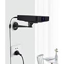 Drsn Mini Projector Wall Mount/Projector Hanger/CCTV Security Camera Housing Mounting Bracket - for CCTV/Camera/Projector/Webcam - with Load 11 lbs Length 7.8 inch - Rotation 360° (Black)