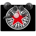 Drum Rug, Drum Set Carpet,Bedroom Living Room Decor,Soundproof Rug Pads Drum Accessories for Drum Set,Non-Slip Carpet,Great Gift for Drummers,100% Polyester(C,5.2 * 6.5ft)