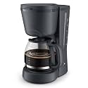 Drumstone (1 Year Warranty Drip Coffee Maker Machine with Glass Carafe, Automatic Filter Coffee Machine, Anti Drip Function, Keep Warm Plate for Home & Office Use