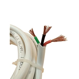 drumstone 25mm 3 core copper cable wire for home office industial electrical uses etc multicolor 2 meter