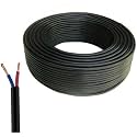 Drumstone 3 core round copper wires and cables 2.5mm for domestic and industrial electric connections (Colour May Vary) 25 Feet