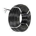 Drumstone (15 Years Warranty) 3-Core Round Copper Wires and Cables, 2.5mm for Domestic and Industrial Electric Connections (Colour May Vary), 50 Feet