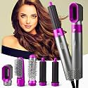 Drumstone® ???????? ???????????????????? ???????????????????????????????????? 5 in 1 Hair Styler, Hot Air Brush, Airwrap Styler, Negative Ion Comb for Straightening,Curling Appliances with 5 Interchangeable Brushes Styler