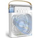 Drumstone (???????? ???????????????????? ????????????????????????????????) Portable Personal Air Cooler Fan with Humidifier, Purifier, LED Light & 3 Speed Cooling for Small Rooms