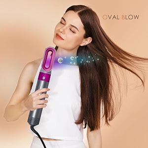 drumstone pro lifetime manufacturing defect warranty 5 in 1 hair styler hot air brush airwrap styler negative ion comb for straighteningcurling appliances with 5 interchangeable brushes styler