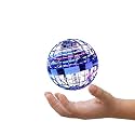 Drumstone Rechargeable Flying Orb Ball Toy for Kids & Adults, Hand Controlled Hover Spinner Ball with RGB LED Lights, USB Rechargeable Boomerang Flying Spinner Toy for Indoor & Outdoor Games