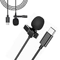 DRUMSTONE { Special 15 Years Gaurantee } Drumstone (???????????????????????????? ???????? Year Warranty Professional Type-C Lavalier Lapel Microphone – Clip-On Collar Mic with 1.5m Cable for Clear Sound, Voice Recording, Stre