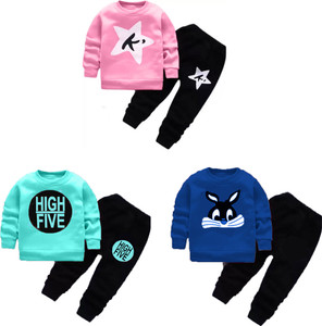 DRUZZEE Boys Girls Casual T-shirt Pant