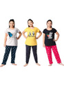 DRUZZEE Kids Nightwear Girls Printed Cotton Blend