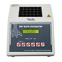 Dry Bath Incubator 50°C | 24 Position 12mm Heating Block | Digital Temperature Control Laboratory Dry Bath Heater for Research, Clinical & Scientific Applications