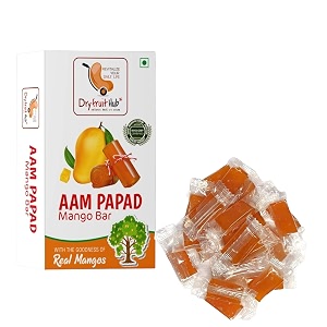 dry fruit hub aam papad toffee 1 kg fruit snacks dried aam candy bite-sized mango pulp candydried mango bites
