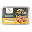 Dry Fruit Hub Tunisian Dates 2Kg (4x500g) | Deglet Nour Branched Date | Queen of All Khajur | Natural, No Added Sugar | Premium Khajoor | ISO Certified