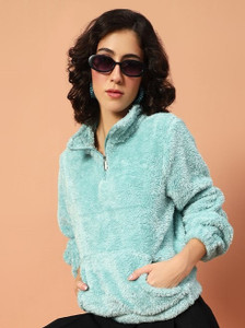 the dry state full sleeve solid women jacket