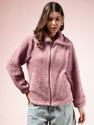 THE DRY STATE Full Sleeve Self Design Women Sweatshirt