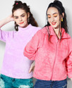 THE DRY STATE Women Full Sleeve Solid Sweatshirt
