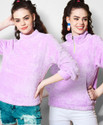 THE DRY STATE Women Full Sleeve Self Design Sweatshirt