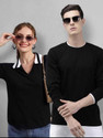 THE DRY STATE Printed Couple Round Neck Multicolor T-Shirt
