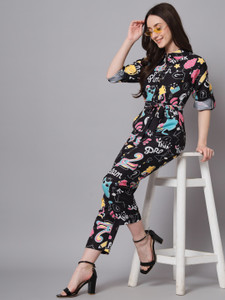 the dry state solid women jumpsuit