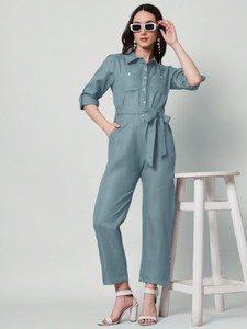 the dry state solid women jumpsuit