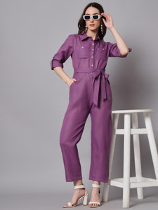 the dry state solid women jumpsuit