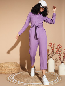 the dry state solid women jumpsuit