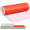 Drydiet 54 Sqft Uncoupling Membrane for Tile 1/8''(3mm), Orange
