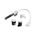 Dryer Round Ignitor and Gas Valve Coil Kit Fit for GE Dryer, Replace Igniter WE4X739 WE04X25996 WE04X0739, Gas Solenoid Coil WE04X10020 WE4X692 WE4X693