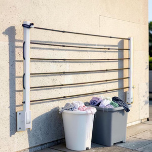 DRYILLA Steel Wall Cloth Dryer Stand 6T-FLAT-AA11