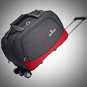 Drylends Travel Duffle 70 L Strolley Duffel Bag - Travel Travellers Bag For Men Women 3 Wheels Luggage Small check in Bag - Grey - Large Capacity