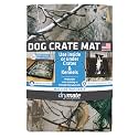 Drymate Dog Crate Mat Liner, Absorbs Urine, Waterproof, Non-Slip, Washable Puppy Pee Pad for Kennel Training - Use Under Pet Cage to Protect Floors, Thin Cut to Fit Design (USA Made) (RTree)(18"x24")