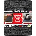 Drymate Premium Dog Crate Mat Liner, Absorbent, Waterproof, Non-Slip, Washable Puppy Pee Pad for Kennel Training - Use Under Pet Cage to Protect Floors, Cut to Fit Design (USA Made) (Dgrey)(30”x45”)