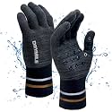 DRYMILE HYLA Waterproof Wool Blend Gloves, Touchscreen, Non-Slip Grip