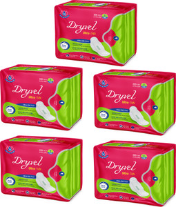 dryvel ultra-xxl  320mm extra long  3x absorbent  heavy flow  40 pads  sanitary pad pack of 5