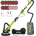 MYTOL 7.2A Drywall Sander with Vacuum, LED, 6-Speed