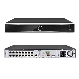 ds-7616nxi-k216p 16ch 4k 16 channel poe acusense nvr network video recorder humanvehicle detection compatible with hik ip camerahik-connectinternational english version no hdd
