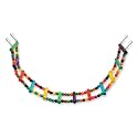 DS. DISTINCTIVE STYLE Bird Ladder Toys Coloured Flexible Parrot Swing Bridge Wooden Cockatiel Cage Hanging Climbing Ladder