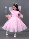 DS DRESSES Girls Calf Length Casual Dress
