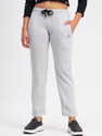 Ds Fashion Self Design Women Grey Track Pants