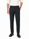 The DS Regular Fit Men Black Trousers