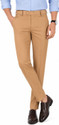 The DS Regular Fit Men Khaki Trousers