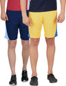 DS WORLD Solid Men Multicolor Sports Shorts